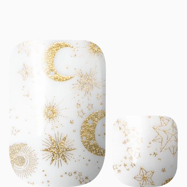 Celestial Being (Transparent Pedicure)