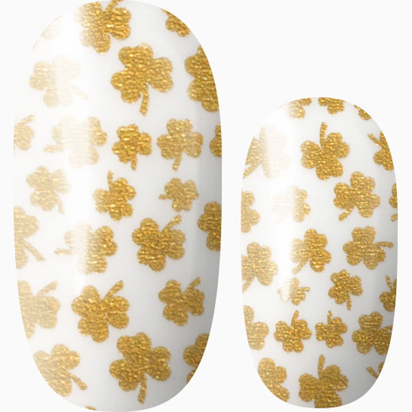 All Over Gold Clover (transparent)